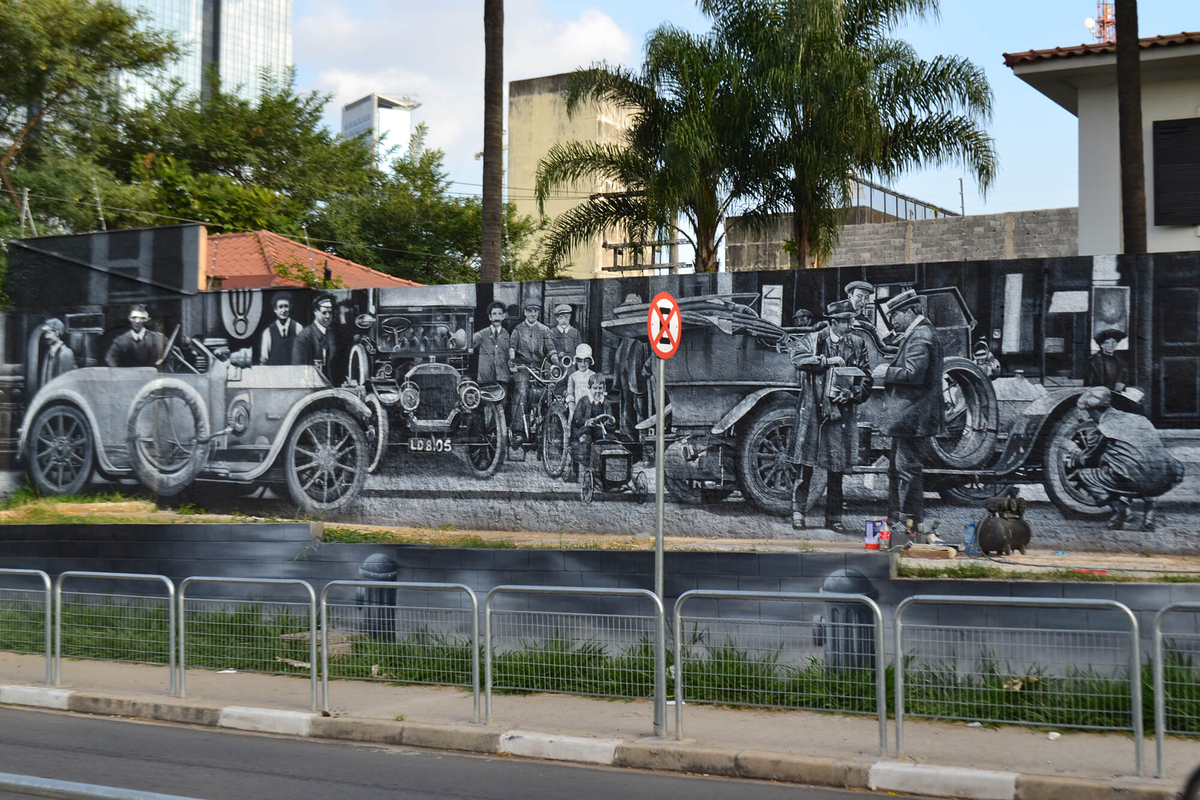 Muro das Memórias Eduardo Kobra