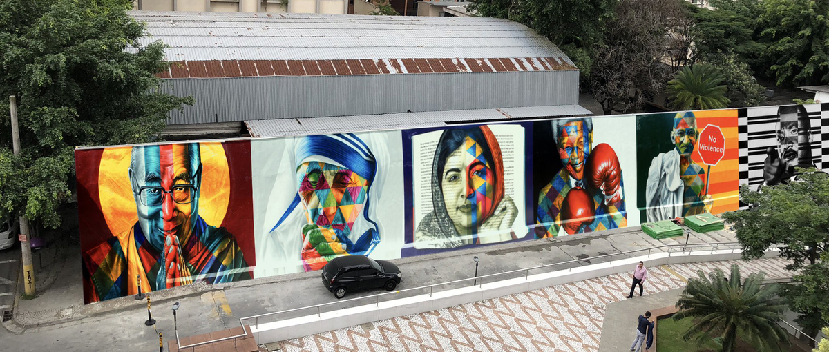 Eduardo Kobra 'finaliza' mural no Minhocão - ABC Agora